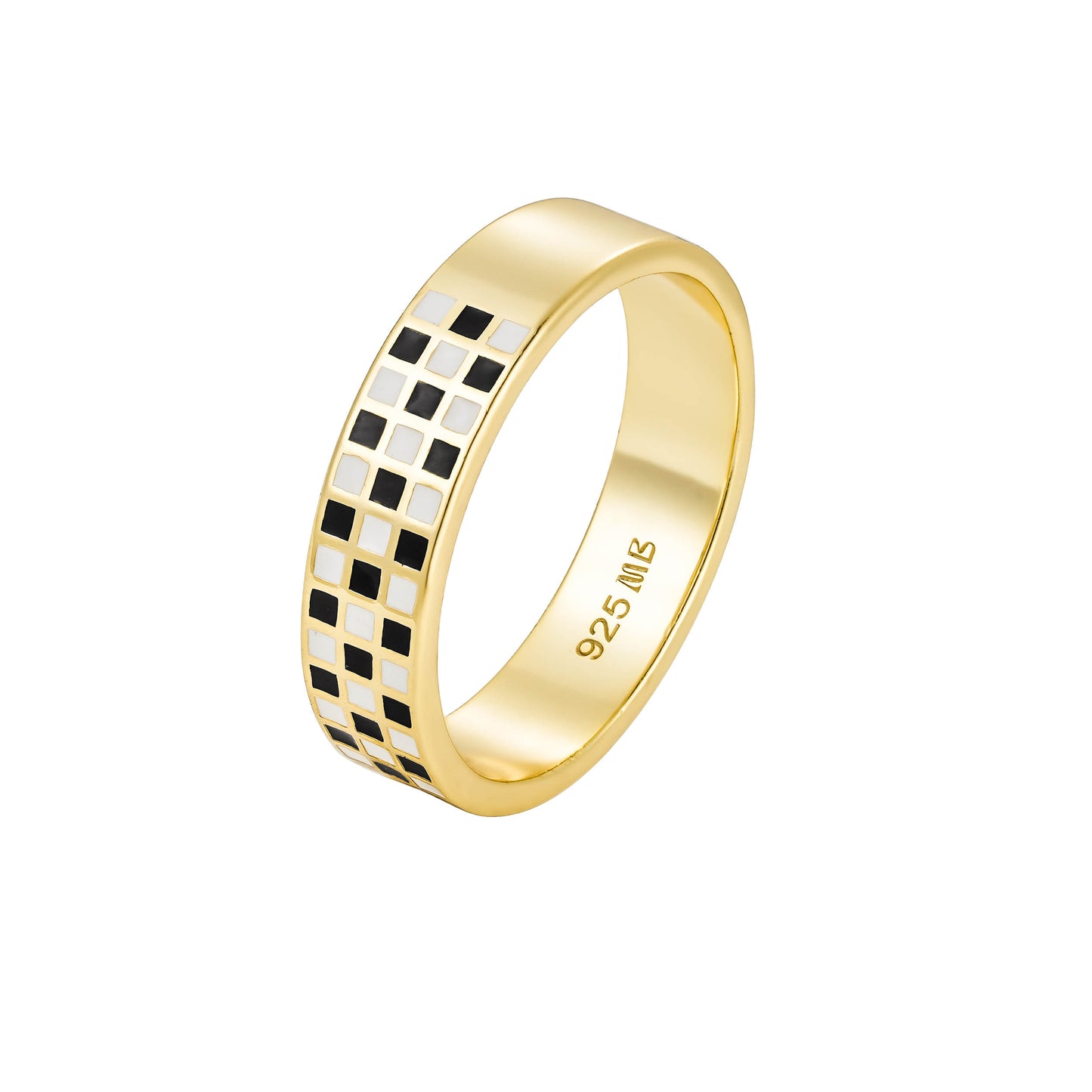 Checkmate Gold Band