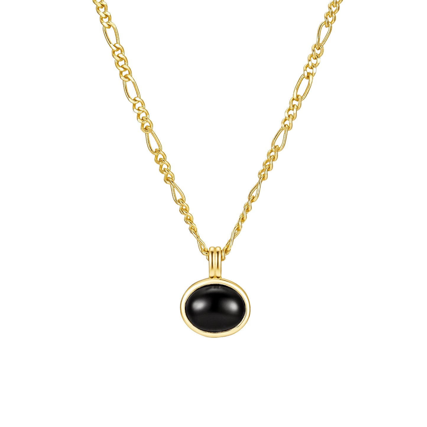 Midnight Onyx Gold Necklace