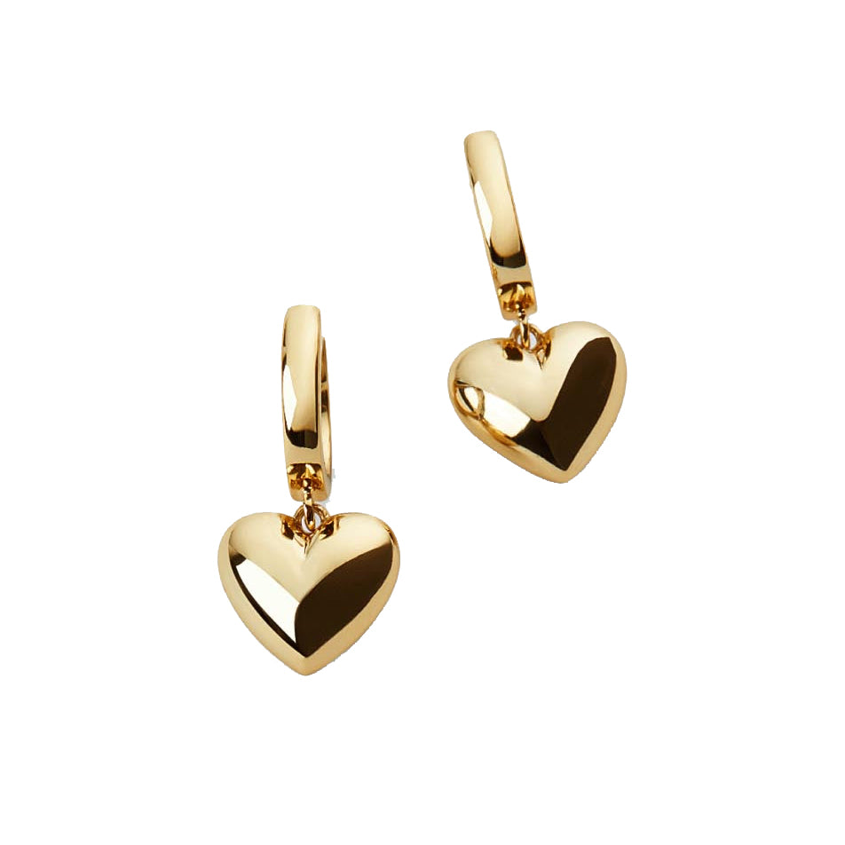 Heart Gold Earrings