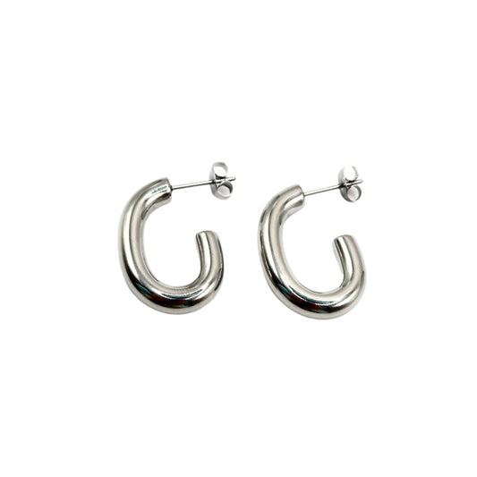 Oval Hoop Earrings