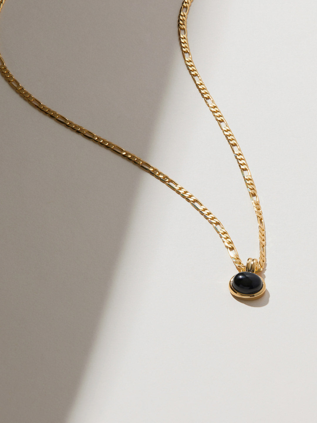 Midnight Onyx Gold Necklace