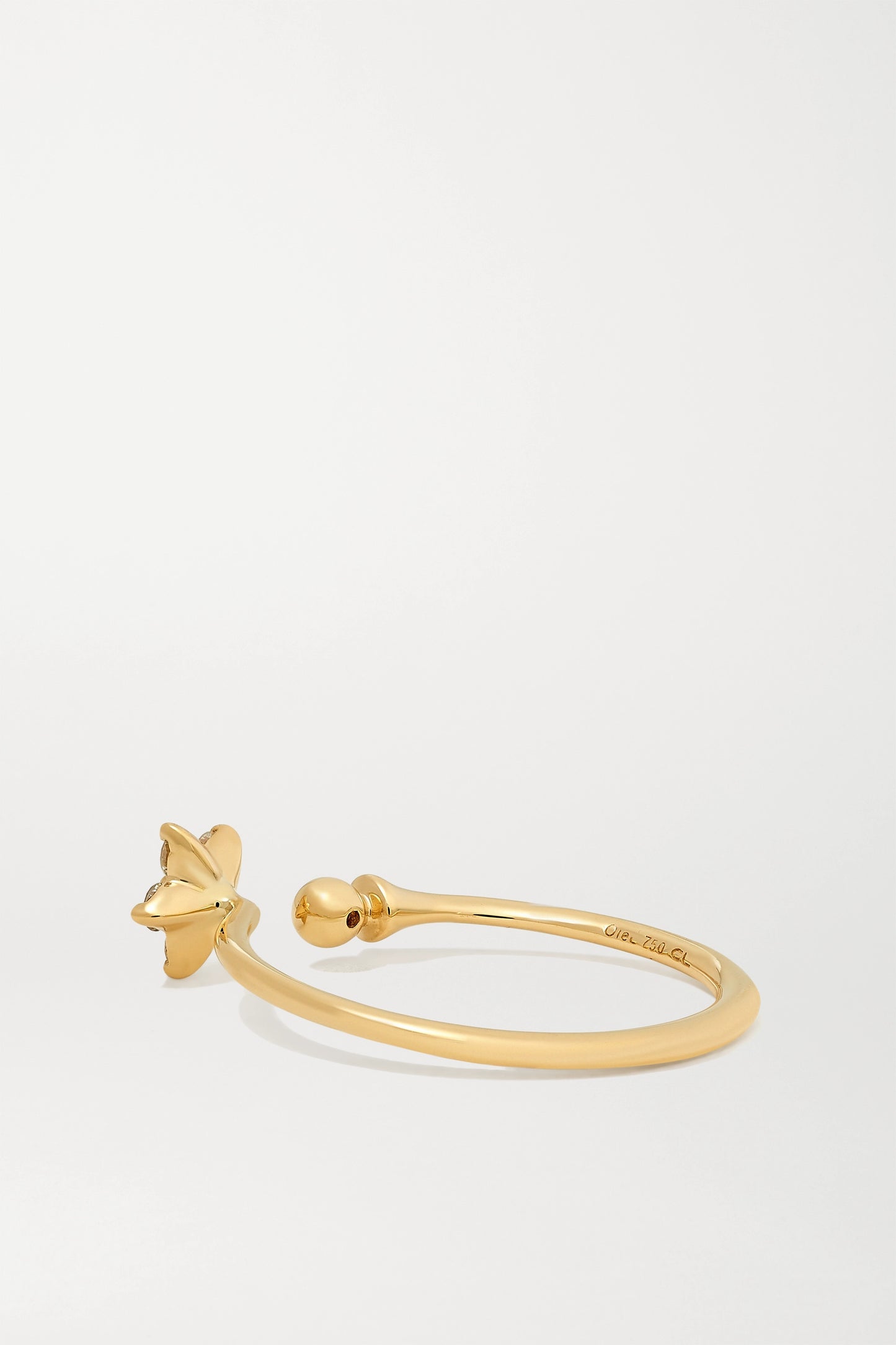 Flora Open Gold Ring