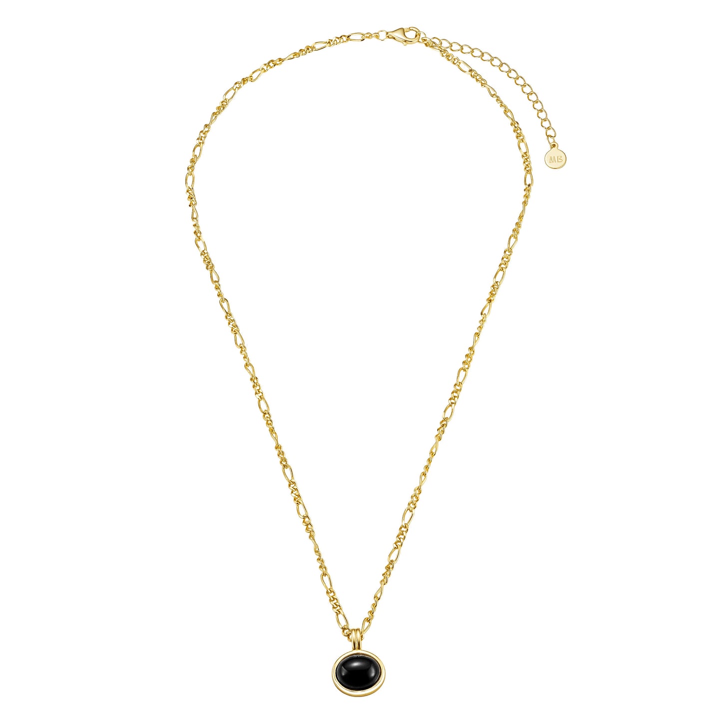 Midnight Onyx Gold Necklace